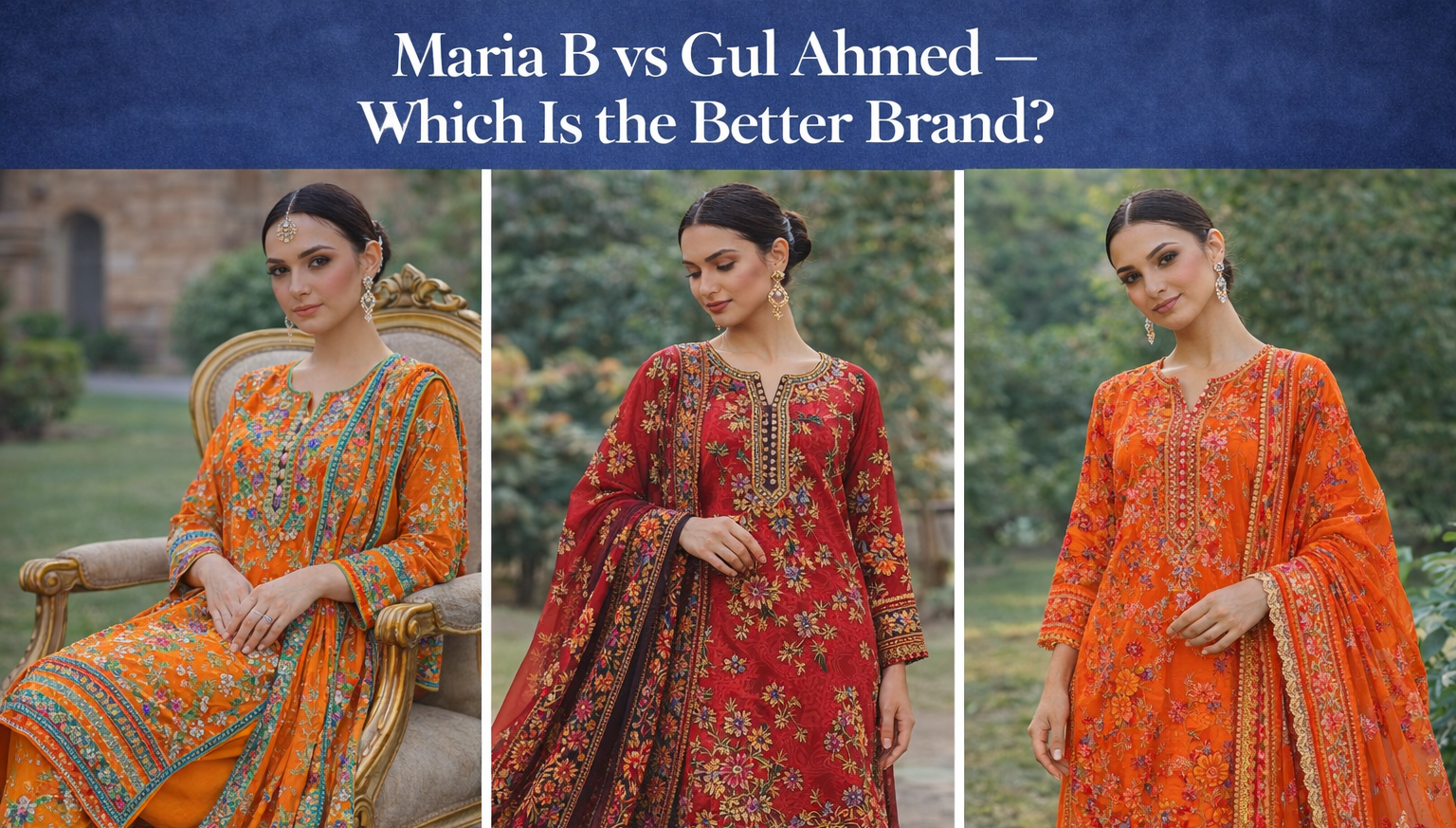 Maria B vs Gul Ahmed – Which Is the Better Brand?