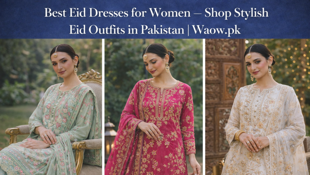 Best Eid Dresses for Women – Shop Stylish Eid Outfits in Pakistan | Waow.pk