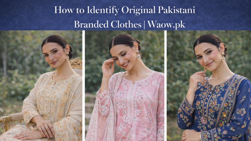 How to Identify Original Pakistani Branded Clothes | Waow.pk