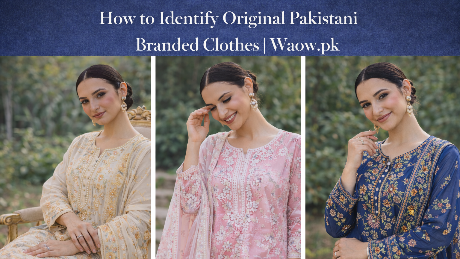 How to Identify Original Pakistani Branded Clothes | Waow.pk