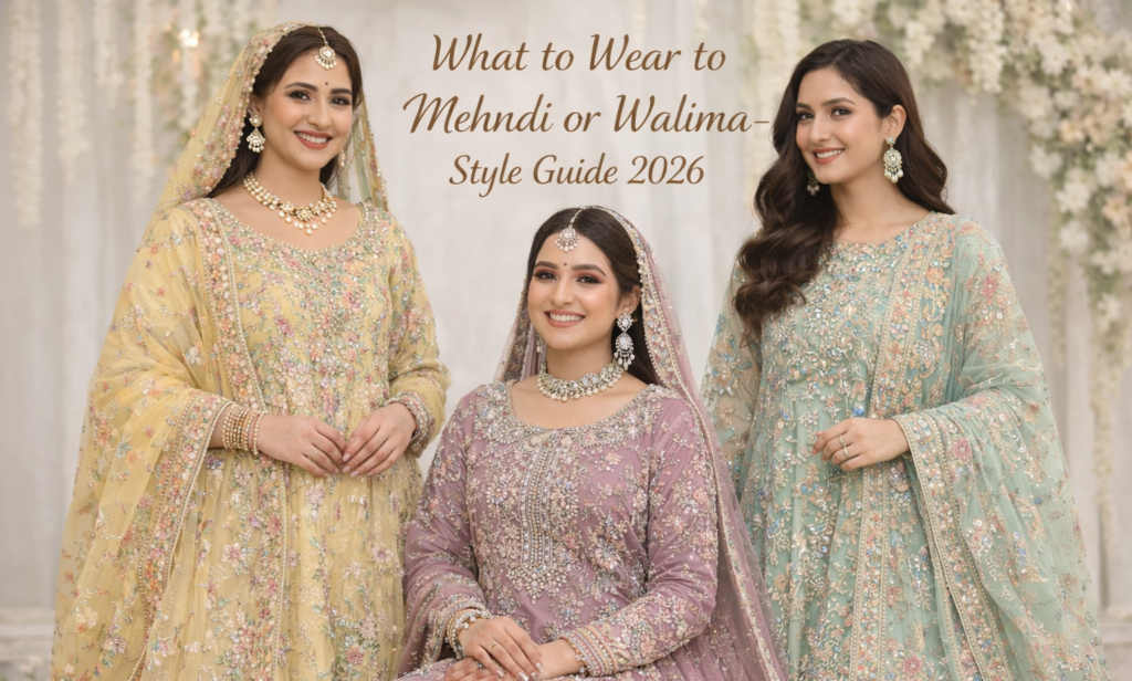 What to Wear to Mehndi or Walima – Style Guide 2026