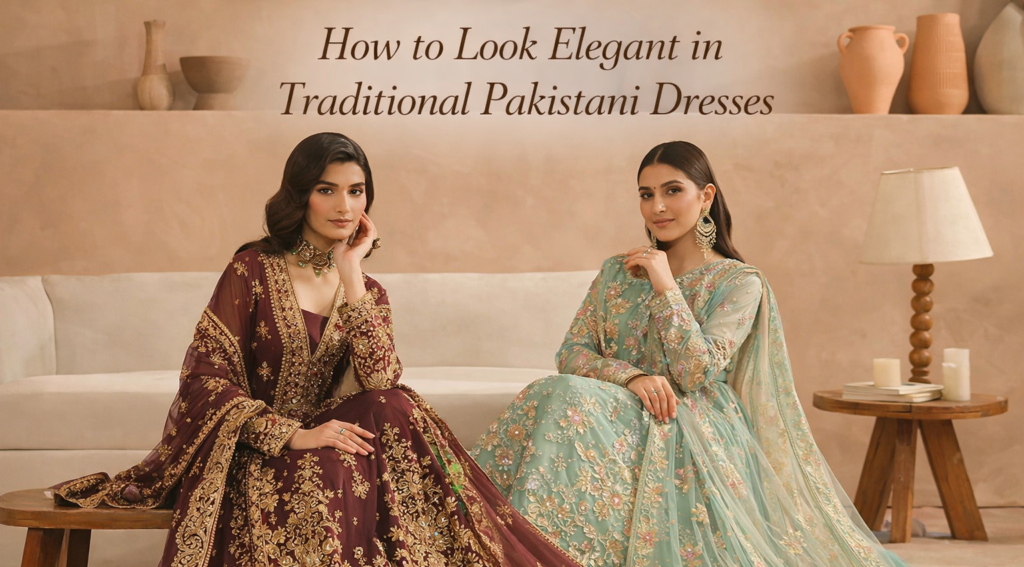 How to Look Elegant in Traditional Pakistani Dresses