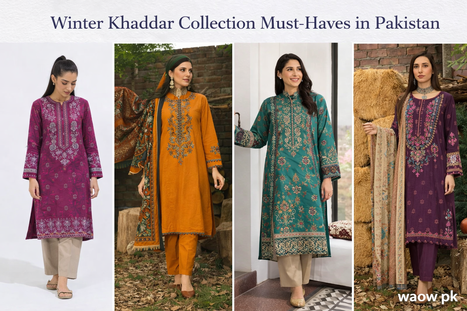 Winter Khaddar Collection Must-Haves in Pakistan