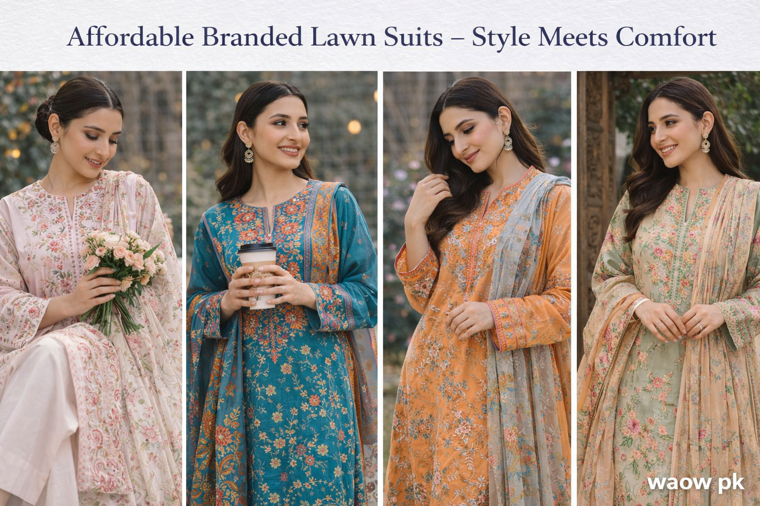 Affordable Branded Lawn Suits – Style Meets Comfort