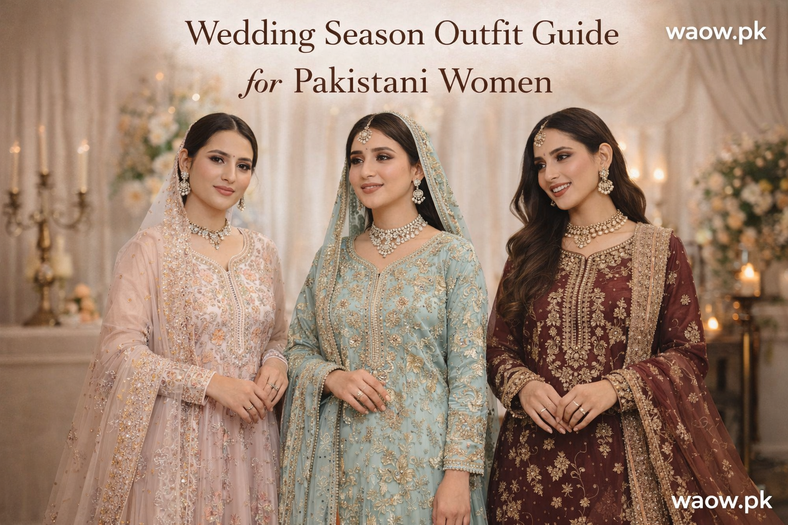 Wedding Season Outfit Guide for Pakistani Women