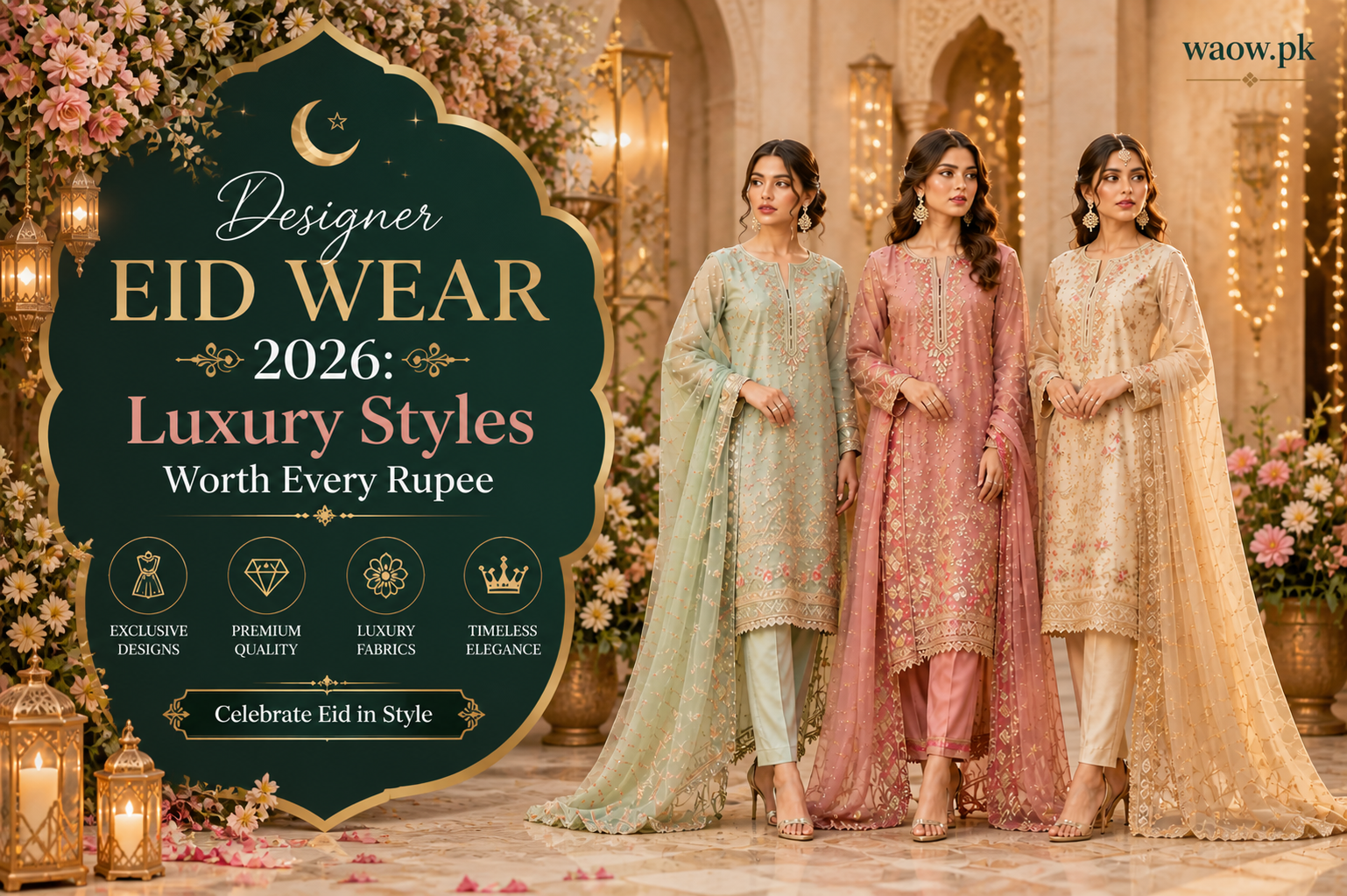 Designer Eid Wear 2026: Luxury Styles Worth Every Rupee